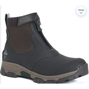 Muck Boot Men's Apex Mid-Zip Boots Brown Size 14 NEW
